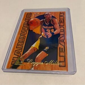 Reggie Miller Rare insert! 1995 Flair Basketball Card Hardwood Leaders Vintage